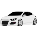 download Vw Scirocco clipart image with 315 hue color