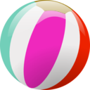 download Beach Ball clipart image with 315 hue color