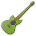 download Wooden Guitar clipart image with 45 hue color