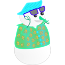 download Frosty In Hawaii Frosty En Hawai clipart image with 135 hue color
