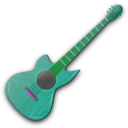 download Wooden Guitar clipart image with 135 hue color