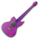 download Wooden Guitar clipart image with 270 hue color
