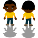 download Black Boy clipart image with 0 hue color