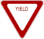 Yield Road Sign