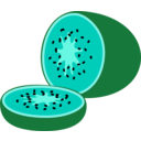 download Kiwi clipart image with 90 hue color