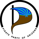 download Pirate Party Of Arizona Logo clipart image with 180 hue color