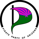 download Pirate Party Of Arizona Logo clipart image with 270 hue color