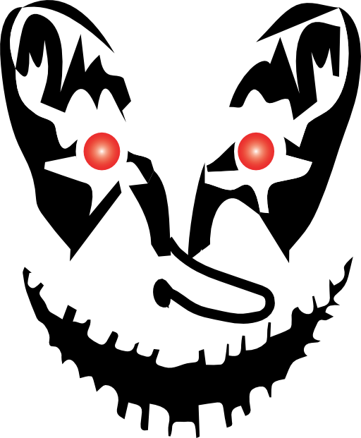 Scary Face Clip Art at  - vector clip art online, royalty free &  public domain