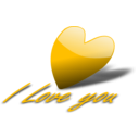 download I Love You 5 clipart image with 45 hue color
