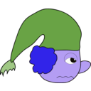 download Sleepy Man clipart image with 225 hue color