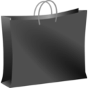 download Black Bag clipart image with 45 hue color