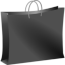 download Black Bag clipart image with 0 hue color