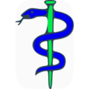 download Caduceus clipart image with 90 hue color