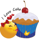 Cupcake Smiley Emoticon