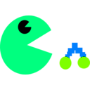 download Pacman clipart image with 90 hue color