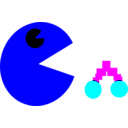 download Pacman clipart image with 180 hue color