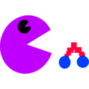 download Pacman clipart image with 225 hue color