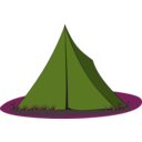download Blue Ridge Tent clipart image with 225 hue color
