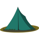 download Blue Ridge Tent clipart image with 315 hue color