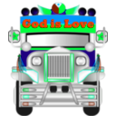 download Philippine Jeepney clipart image with 135 hue color