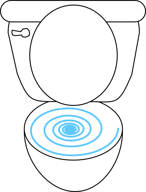 Swirly Toilet