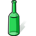 download Green Bottle clipart image with 45 hue color