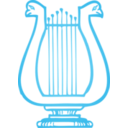 download Golden Lyre clipart image with 135 hue color
