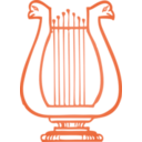download Golden Lyre clipart image with 315 hue color