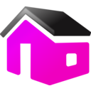 download Home clipart image with 270 hue color