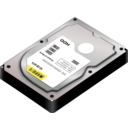 download Hard Disk clipart image with 0 hue color