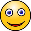 download Emoticons Smiling Face clipart image with 0 hue color