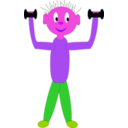 download Strengthen clipart image with 270 hue color