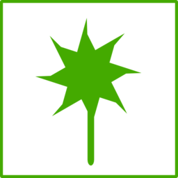 Eco Green Flower Icon