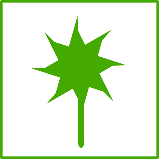 Eco Green Flower Icon