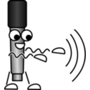 download Mike The Mic Wiggly Arms clipart image with 135 hue color