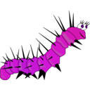 download Caterpillar Gusano clipart image with 45 hue color
