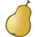 download Pear clipart image with 0 hue color