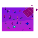 download Park Alternative Version clipart image with 180 hue color