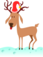 A Cartoon Reindeer
