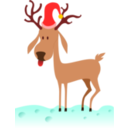 A Cartoon Reindeer