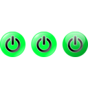 download Power Buttons clipart image with 135 hue color