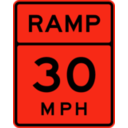download Ramp Speed 30 clipart image with 315 hue color