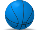 download Basketball clipart image with 180 hue color