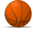 download Basketball clipart image with 0 hue color