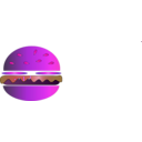 download Burger Sandwich Icon clipart image with 270 hue color