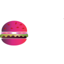 download Burger Sandwich Icon clipart image with 315 hue color