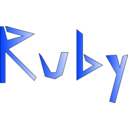 download Ruby Random Logo clipart image with 225 hue color
