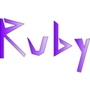 download Ruby Random Logo clipart image with 270 hue color