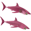 download Blue Shark clipart image with 135 hue color