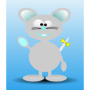 download Mouse clipart image with 180 hue color